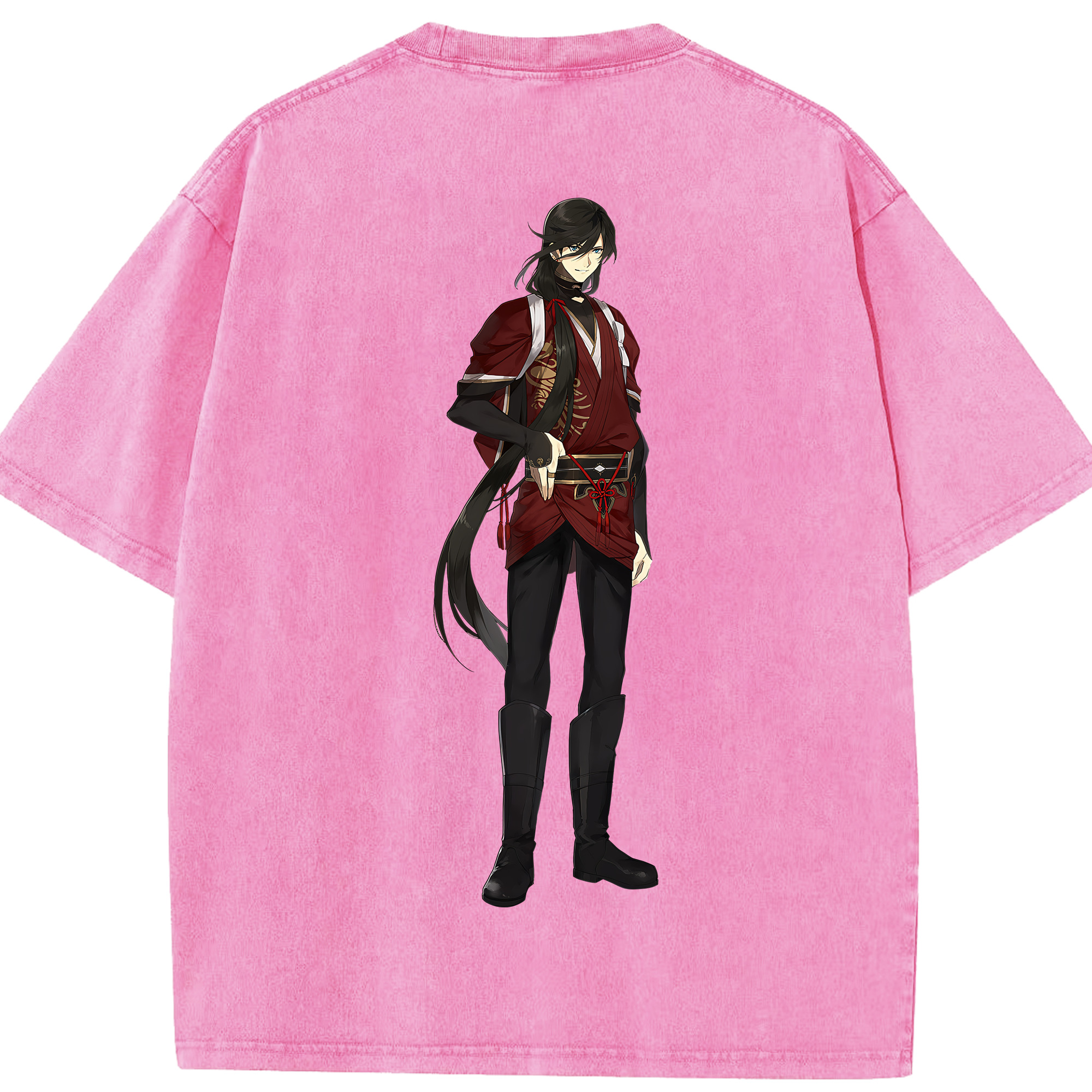 （画像用） 刀剣乱舞 Touken Ranbu 綿100% ヴィンテージ風 半袖Tシャツ（背面プリント）